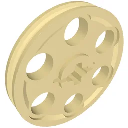 Technic Wedge Belt Wheel [aka Pulley] / Tan
