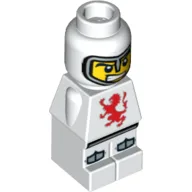 Microfig Lava Dragon Knight White