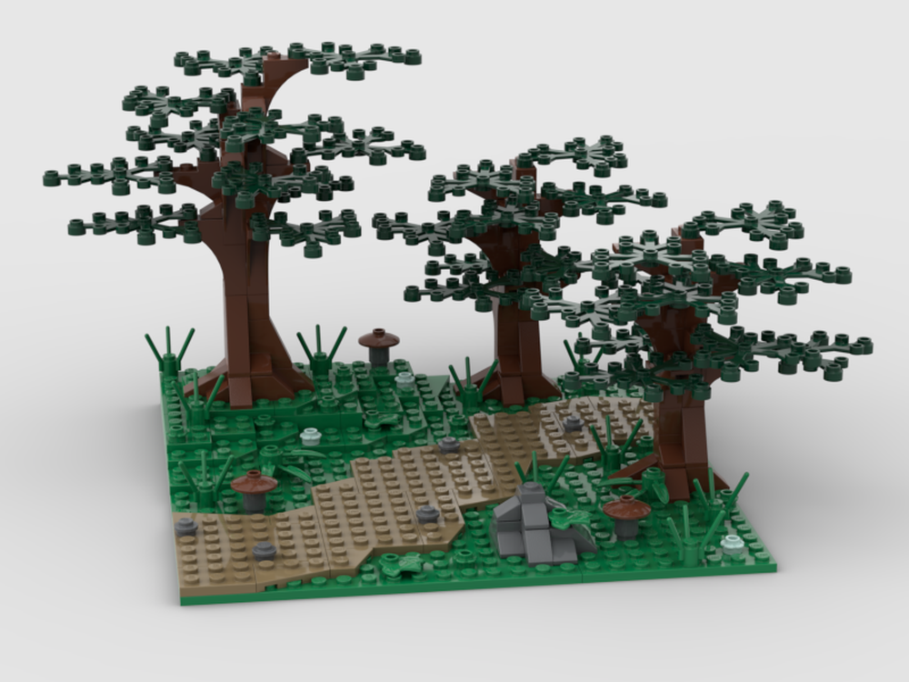 Lego Far From the Shire - A Forest Path