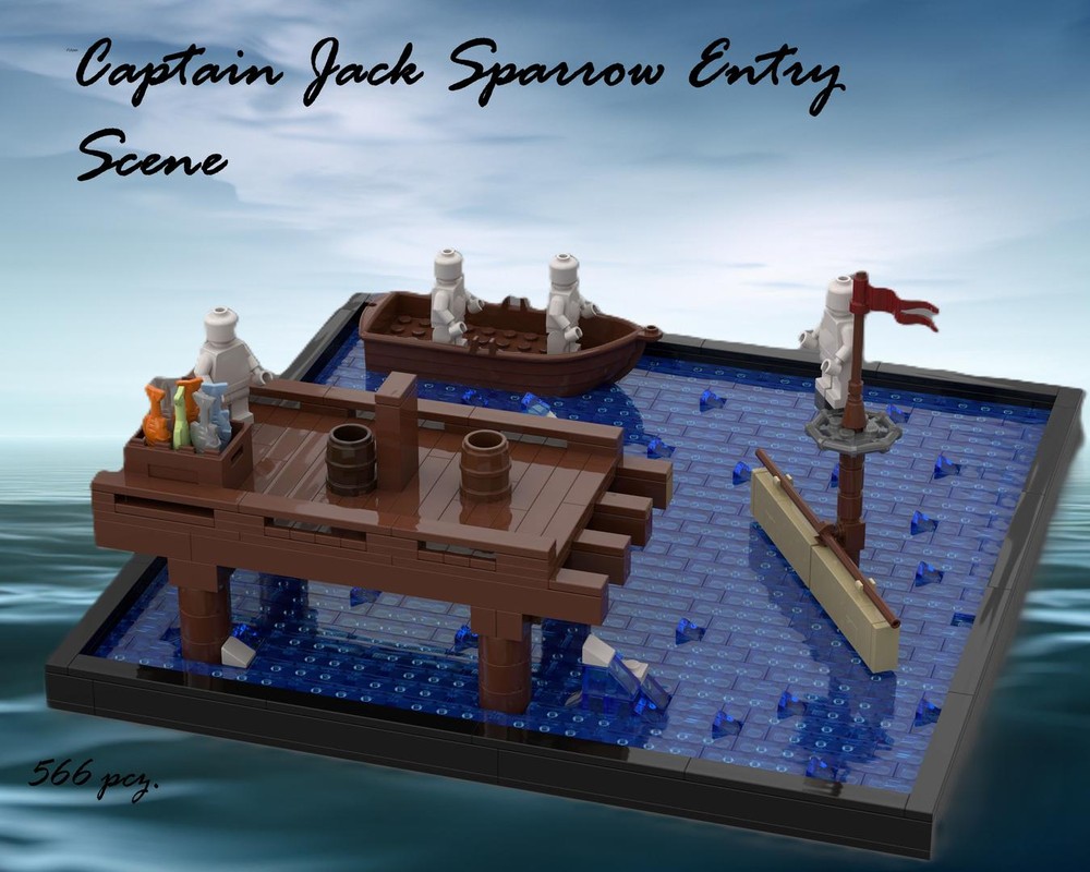 Lego Captain Jack Sparrow Entrance Scene