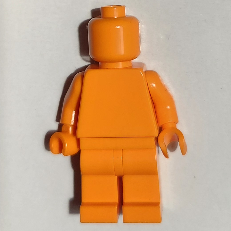 Lego Monochrome Figure - Orange