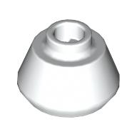 Lego Cone 1 1/2 x 1 1/2 x 2/3 / White