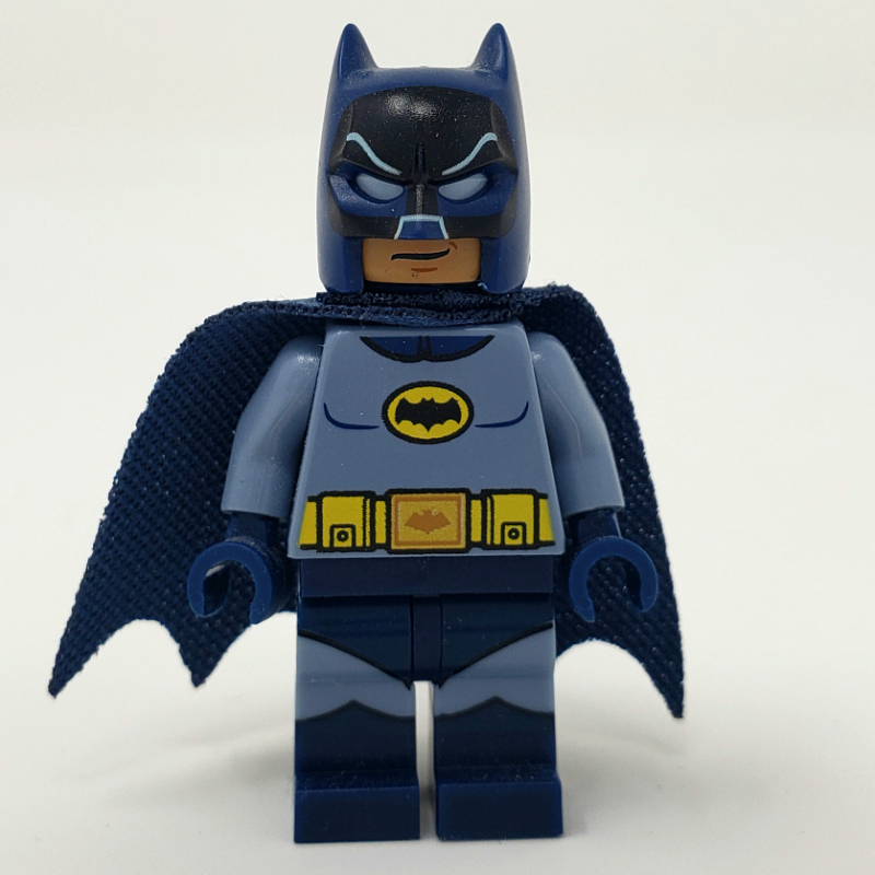 Lego Batman, Sand Blue Suit, Dark Blue Cape and Cowl (60's TV Series)