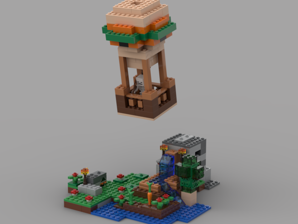Lego Minecraft Hot Air Balloon