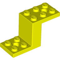 Lego Bracket 5 x 2 x 2 1/3 with Holes, Inside Stud Holder / Vibrant Yellow