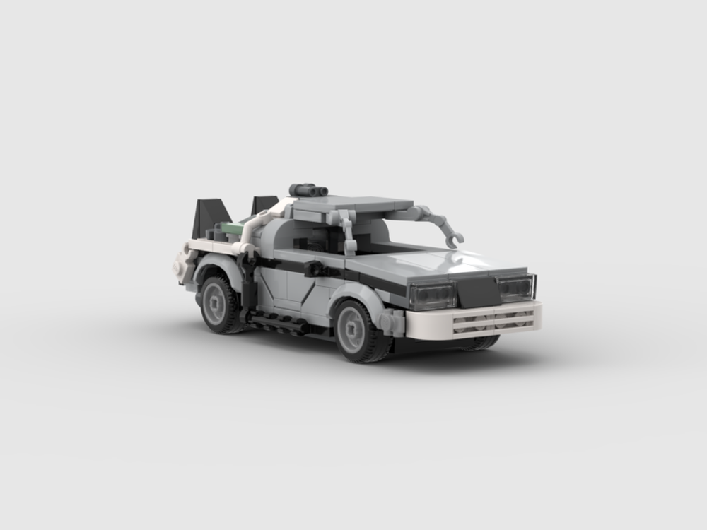 Lego Back to the future DeLorean 6 studs wide