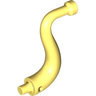 Lego Animal Body Part / Plant, Tail / Trunk / Tentacle / Tongue / Vine / Tree Branch (Long Tip) / Bright Light Yellow