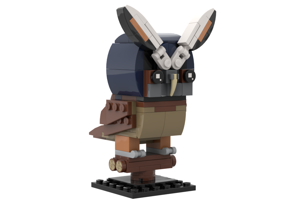 Lego Crested Owl: Birdheadz
