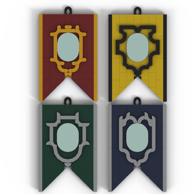 Lego Hogwarts House Banners