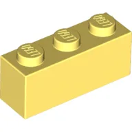 Brick 1 x 3 / Bright Light Yellow