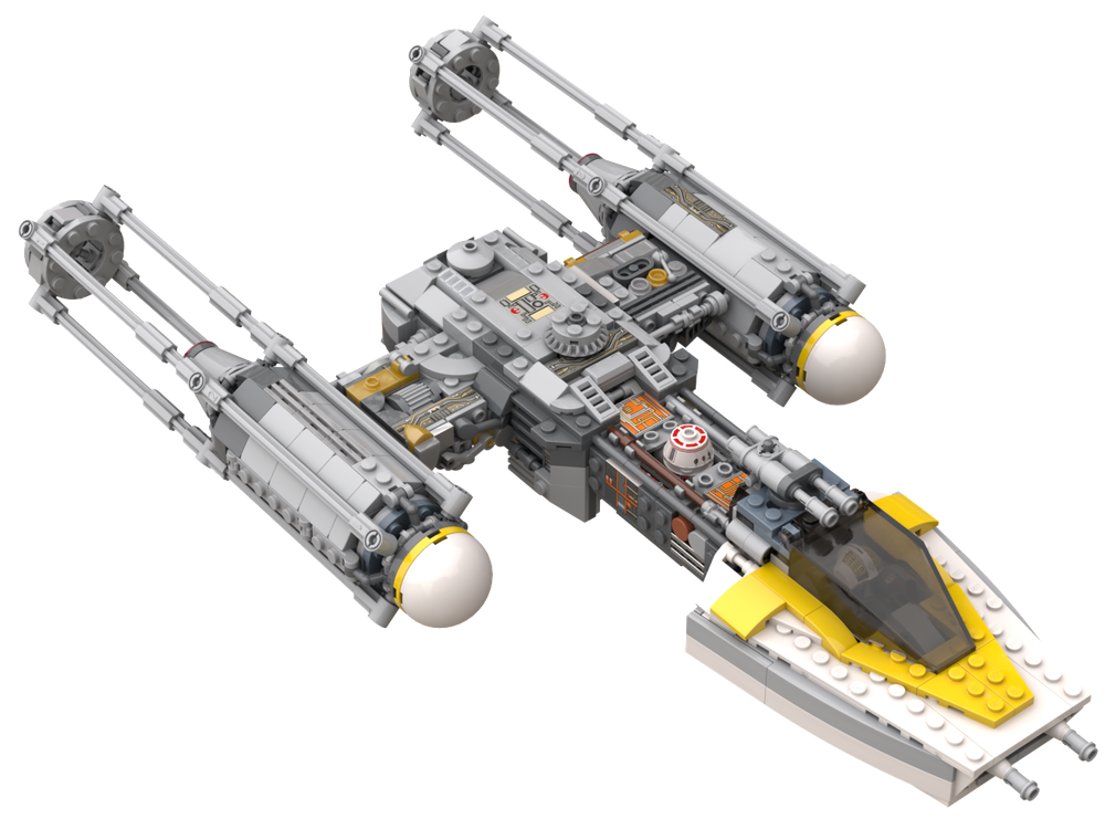 Lego Y-wing Starfighter (75172 rebuild)