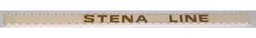 Stickered Assembly 32 x 1 x 1 with 'STENA LINE' Pattern Model Left Side (Sticker) - Set 1548