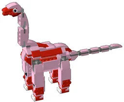 Pink Brachiosaurus Beast Mech
