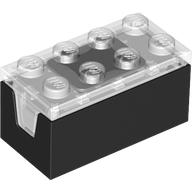 Lego Brick, SMART Play 2 x 4 x 1 2/3 / Black