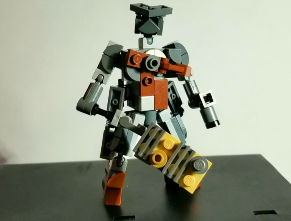 Lego Bloodborne Hunter: Articulated Lego MOC