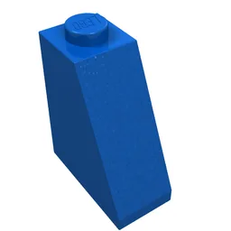 Brick Sloped 65° 2 x 1 x 2 / Blue