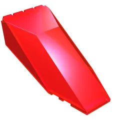 Windscreen 10 x 4 x 2 1/3 Canopy / Trans-Red
