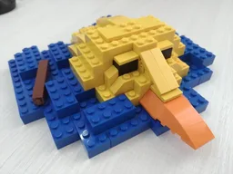 Duck in the water
