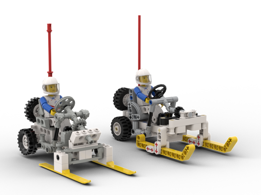 Lego 8620 Snow Scooter Studless