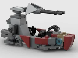 Clone troop transport vehicule (no additional piece, speeder+ defensive post+ set spare pieces)