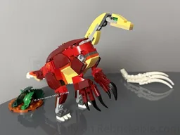 31379 Therizinosaurus cheloniformis (minifig scale)