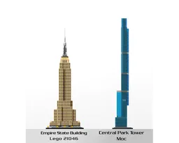 Central Park Tower 1:800 Scale