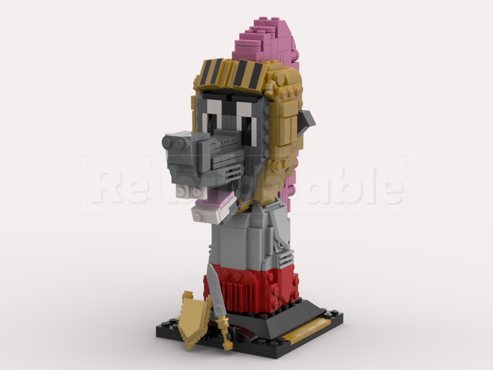Lego Cuphead- The Knight bust