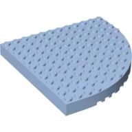 Brick Round Corner 12 x 12 / Bright Light Blue
