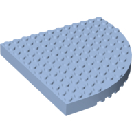 Lego Brick Round Corner 12 x 12 / Bright Light Blue