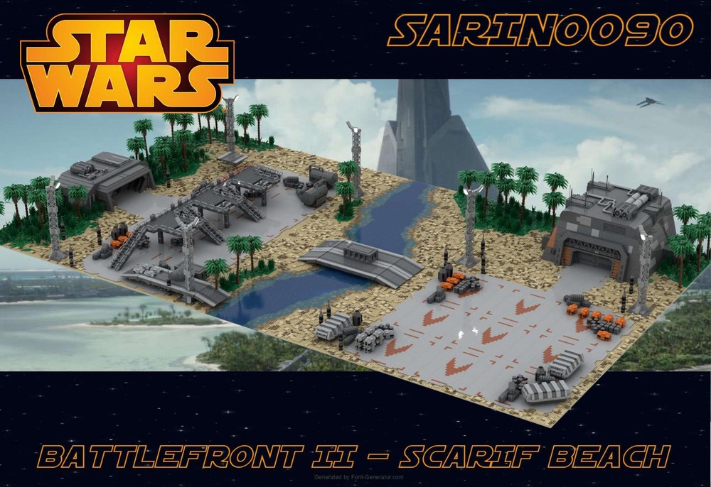 Lego SW - Battlefront II Scarif Beach