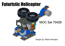 Futuristic Helicopter - MOC 70428