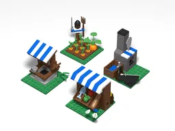 Castle Grounds Items - Another Modular Castle Build