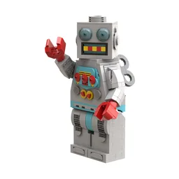 Up-Scaled Clockwork Robot