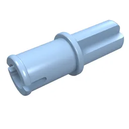 Technic Axle Pin without Friction Ridges Lengthwise / Bright Light Blue