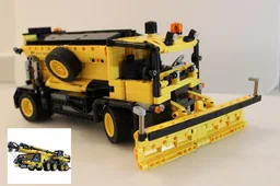 Snow plough and sand spreader