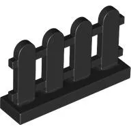 Picket Fence 1 x 4 x 2 / Black