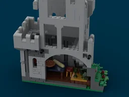 Medieval castle Keep in the forest - Modular