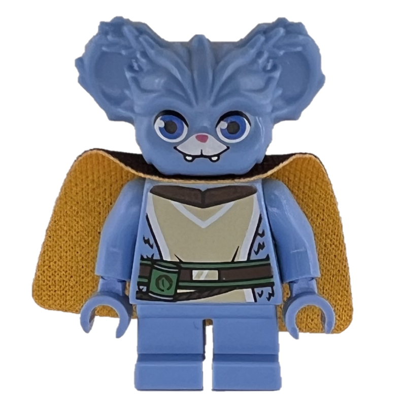 Lego Nubs, Dark Brown Cape