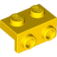 Bracket 1 x 2 - 1 x 2 / Yellow