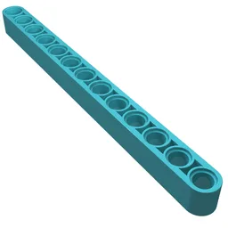 Technic Beam 1 x 13 Thick / Medium Azure