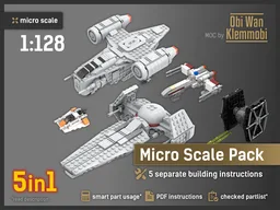 Micro Scale Spaceships Pack 5in1