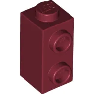 Brick Special 1 x 1 x 1 2/3 with Studs on 1 Side / Dark Red
