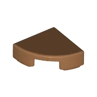 Tile Round 1 x 1 Quarter / Medium Nougat