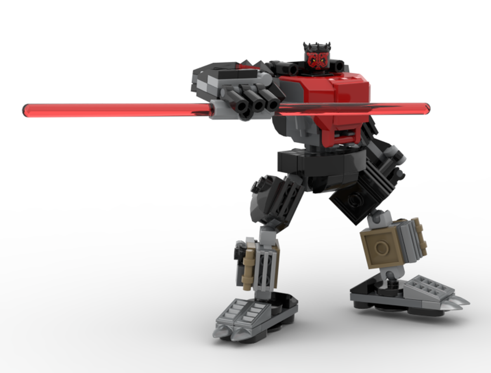 Lego Upgraded Version of Darth-Maul's Mech (75411x2 + 76277) - By ZadBach11