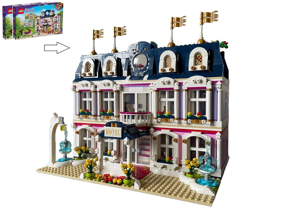 Lego The Grand Grand Hotel Modular Alternate build (2x 41684)
