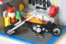 Minifig Scale Custom Chopper