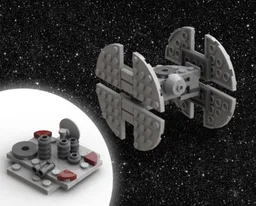 TIE Avenger and mini sienar testing facility