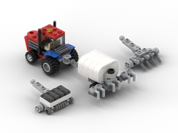 Modification of Set 30284 Tractor + Custom Seed-Planter & Fertilizer Trailer