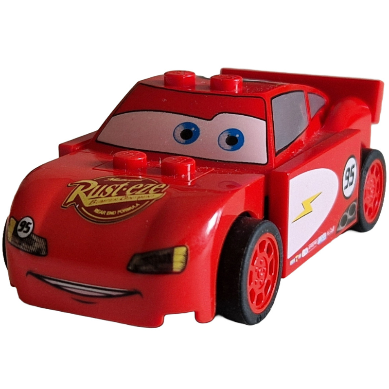 Lego Lightning McQueen, White Sides (LBG 3710)