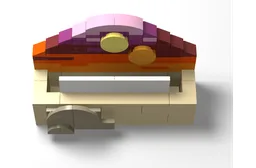 Binary Sunset Business Card Holder